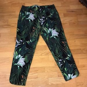 Soft Surroundings tropical pull up pants